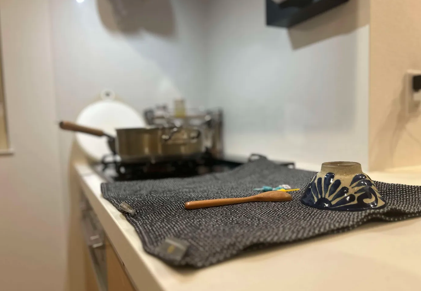 ジョージ・ジェンセン・ダマスク のティータオルの使用例