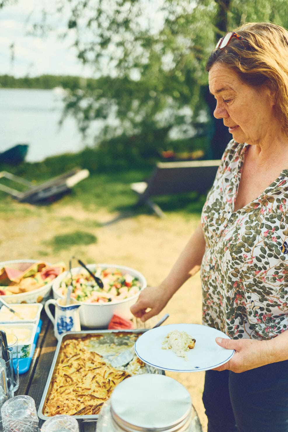 ウクスピヒラヤで頼りにされる存在オウティさん。アイロラ家の母として家を守りながら、地域をまとめる中心的存在です。