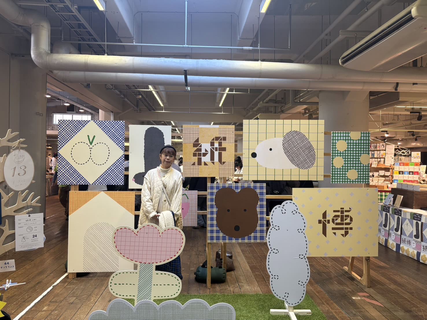 紙博 in 神戸会場入り口記念撮影ブース