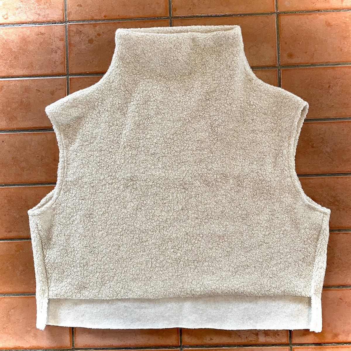 ソーイング教室で制作したボアベスト