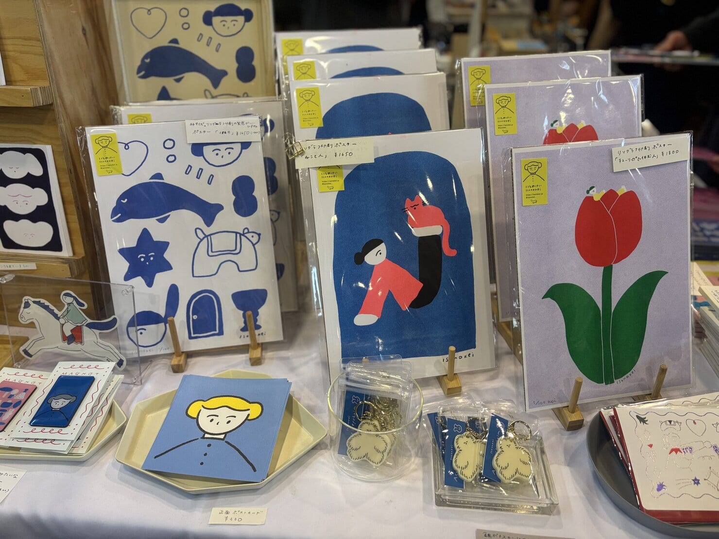 紙博 in 神戸 いそのけいさんの出展ブース