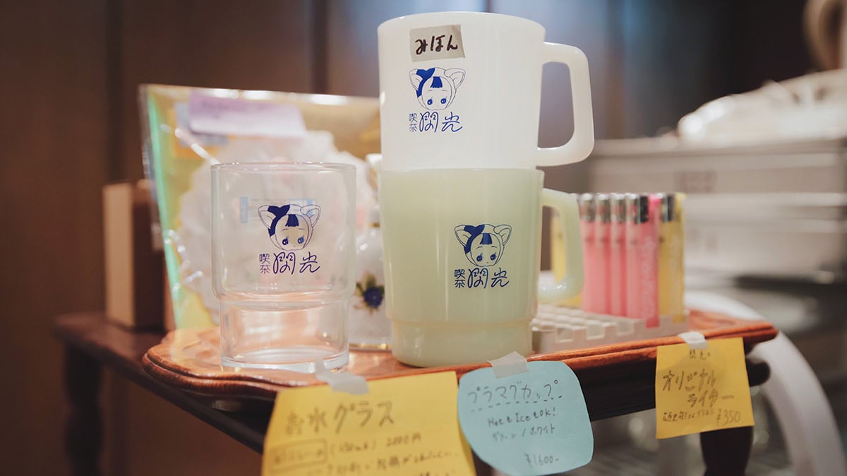 東京・西荻窪の喫茶店「喫茶閃光」のオリジナルグッズ