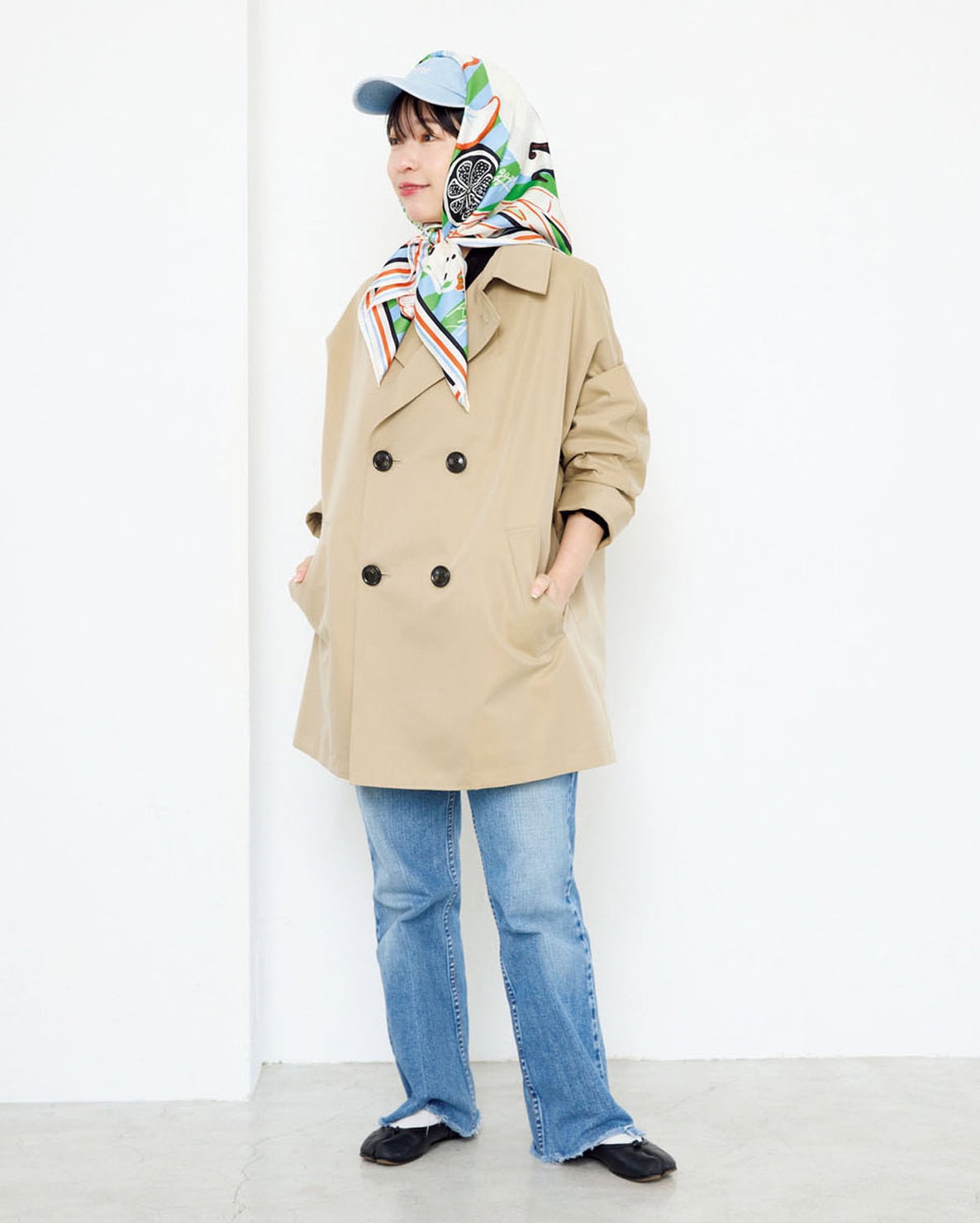 フラッパーズ プレス 杉浦彩華さん私服スナップ