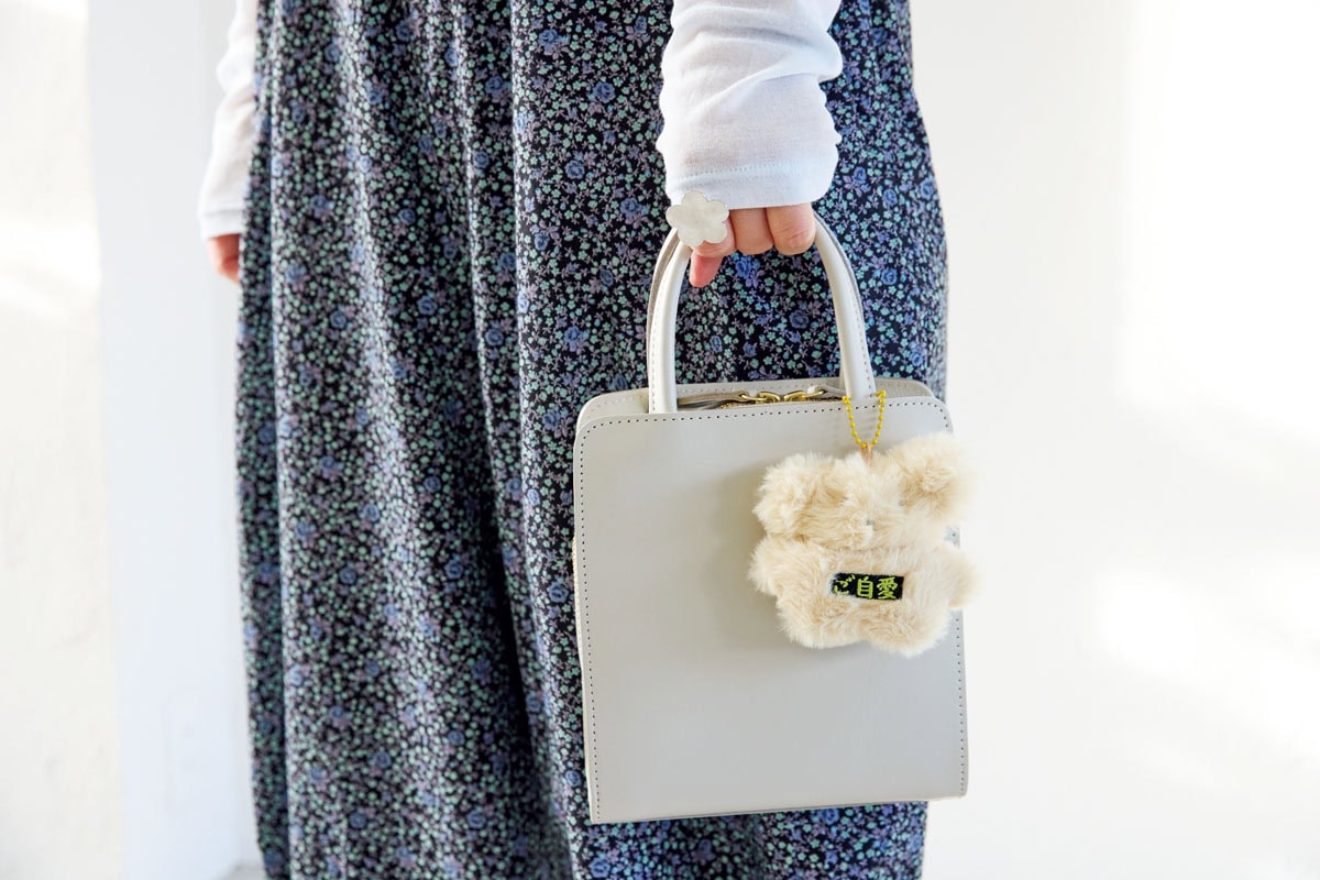 BAUENZプレス 樋口綾花さんのバッグチャームスナップ