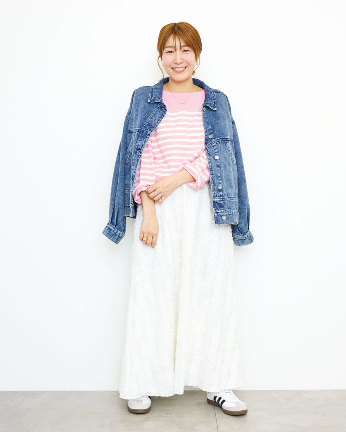 ベーシックスタイルを春の配色で一新