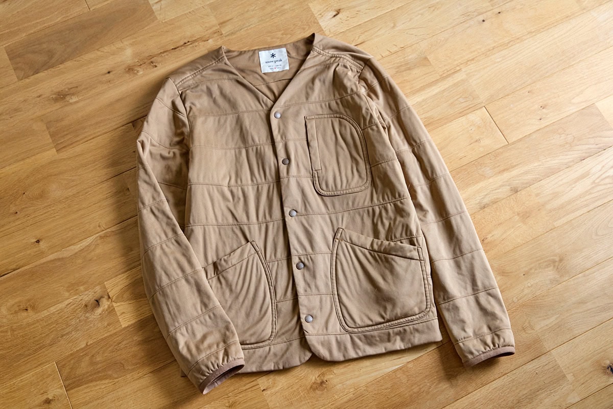 スノーピークのインサレカーディガン