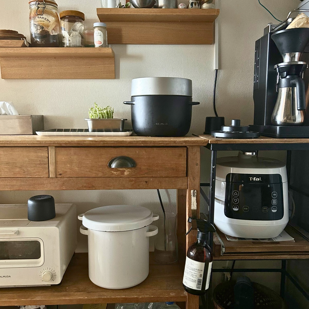 お気に入りを選んだ、炊飯器やケトルなどキッチンの家電たち