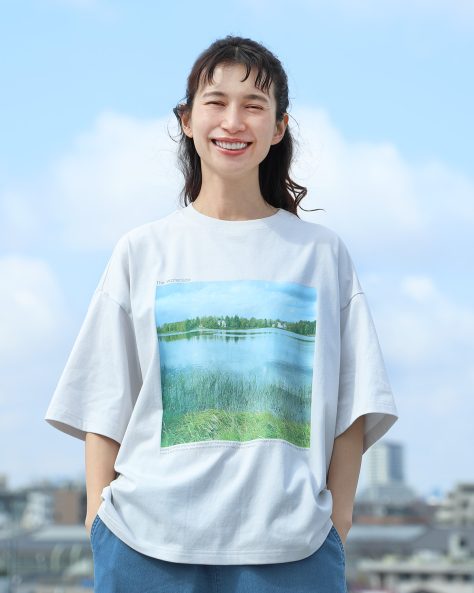 【tsukuru & Lin.】 フォトグラファー・かくたみほさんとつくる「フィンランドフォトTシャツ」水辺