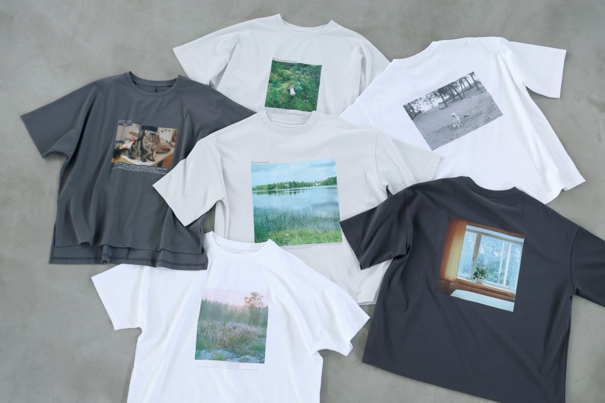 【tsukuru & Lin.】 フォトグラファー・かくたみほさんとつくる「フィンランドフォトTシャツ」第4段
