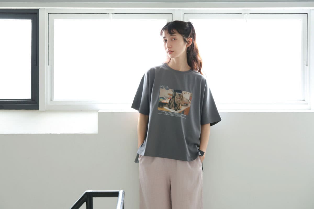 【tsukuru & Lin.】 フォトグラファー・かくたみほさんとつくる「フィンランドフォトTシャツ」KISSA