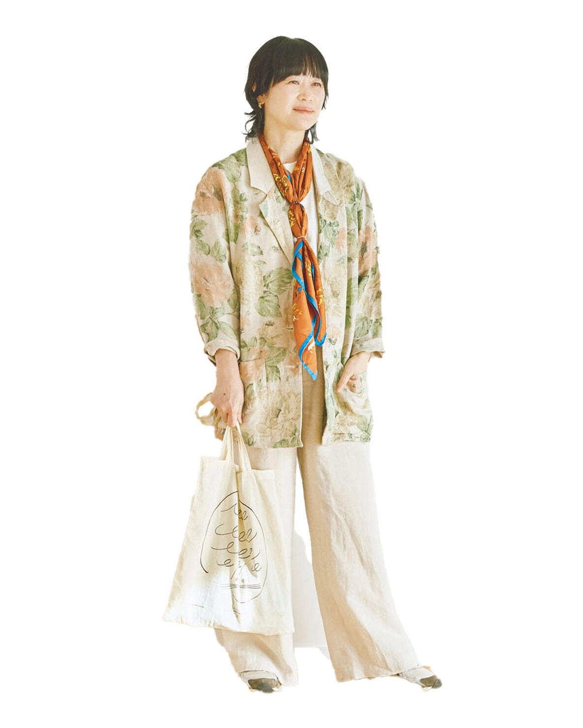 ヘアメイクデザイナー高松由佳さんの私服スナップ