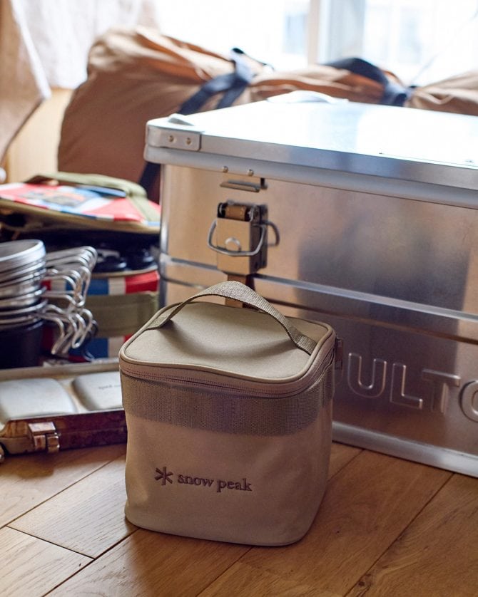 リンネル6月号付録スノーピークのポーチを使ってみた