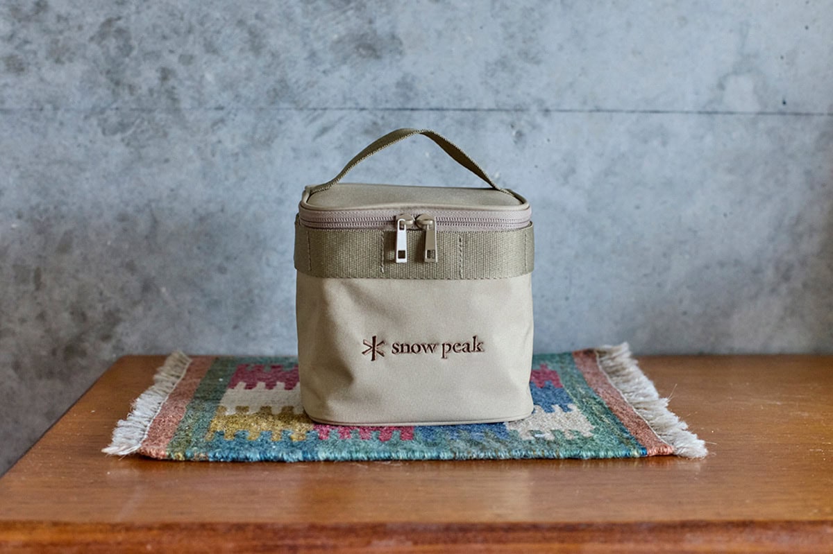 リンネル6月号付録スノーピークのポーチを使ってみた