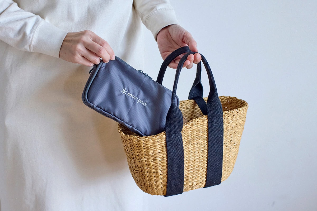 リンネル6月号付録スノーピークのショルダーバッグを使ってみた