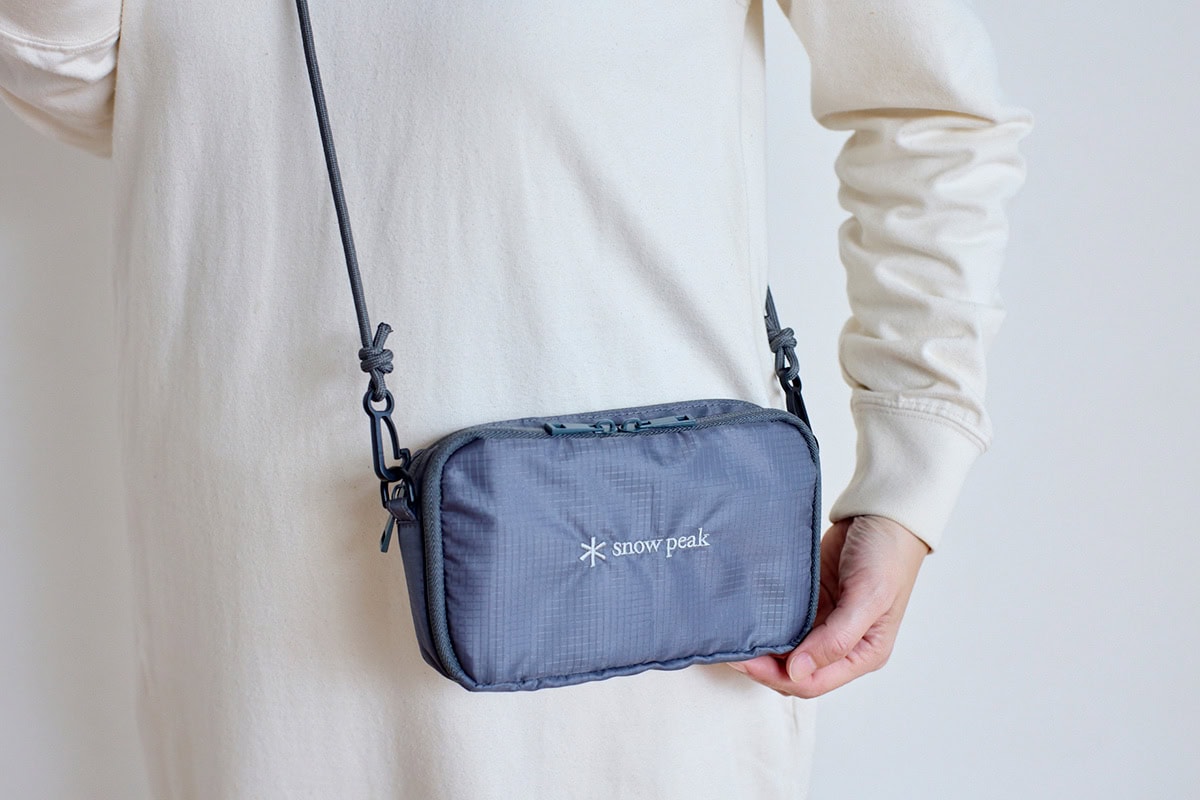 リンネル6月号付録スノーピークのショルダーバッグを使ってみた
