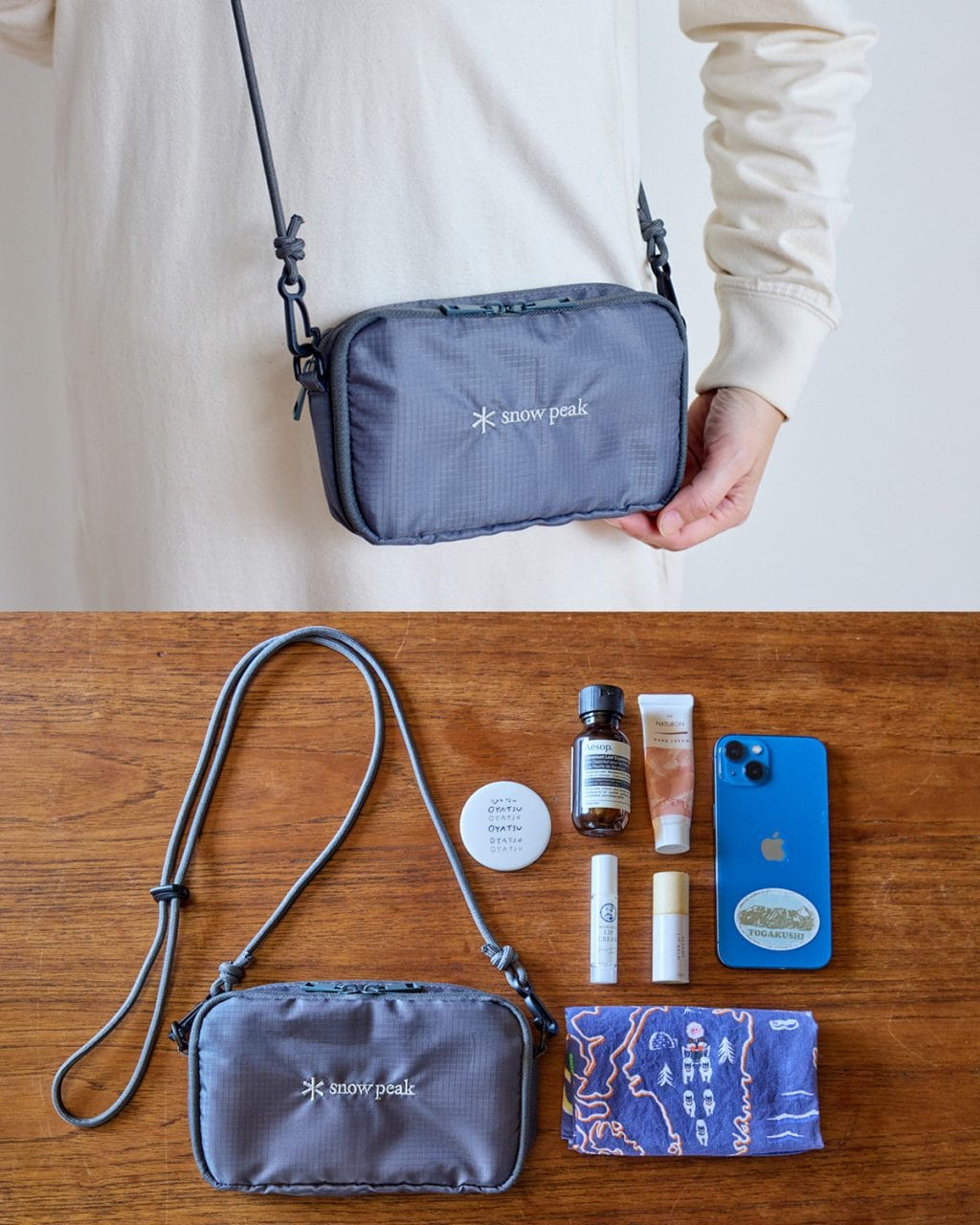 話題の【スノーピーク付録「お財布ショルダーバッグ」使用レビュー】キャンプのおともに使うなら?:4/20発売リンネル2026年6月号