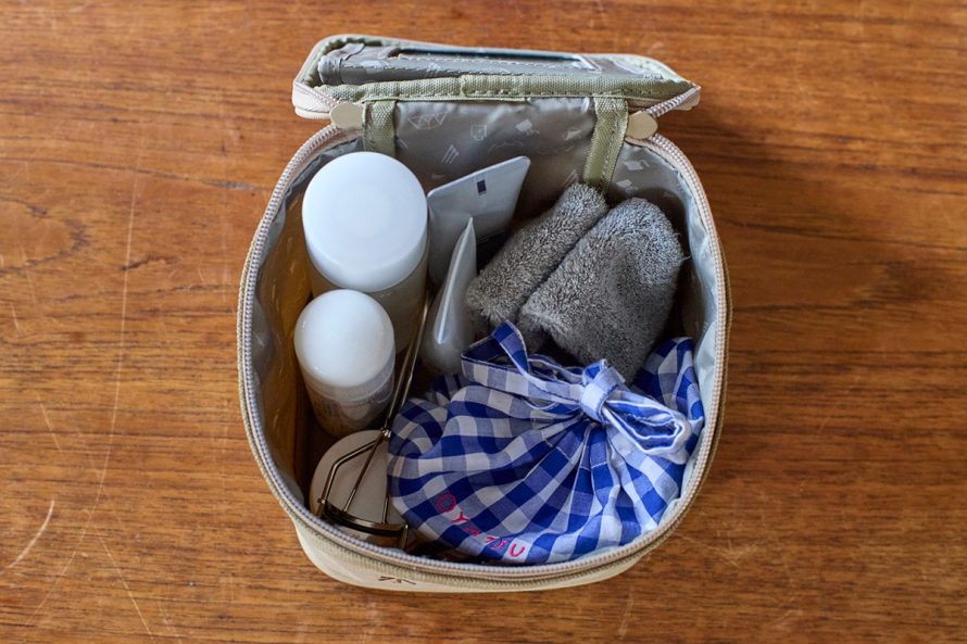 リンネル6月号付録スノーピークのポーチを使ってみた