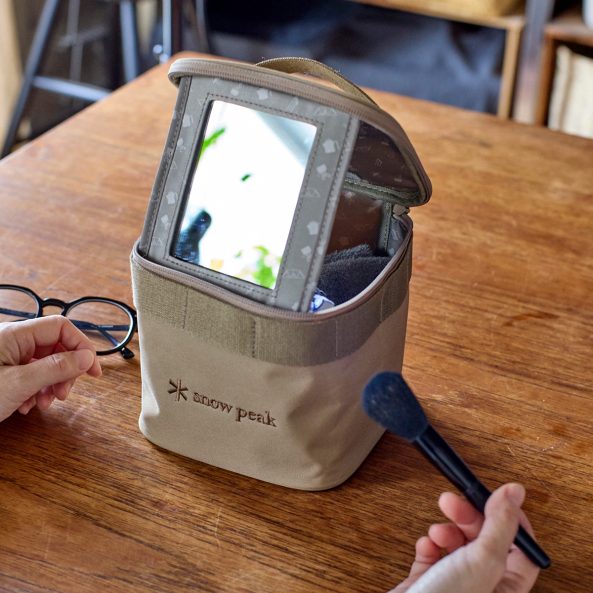 リンネル6月号付録スノーピークのポーチを使ってみた