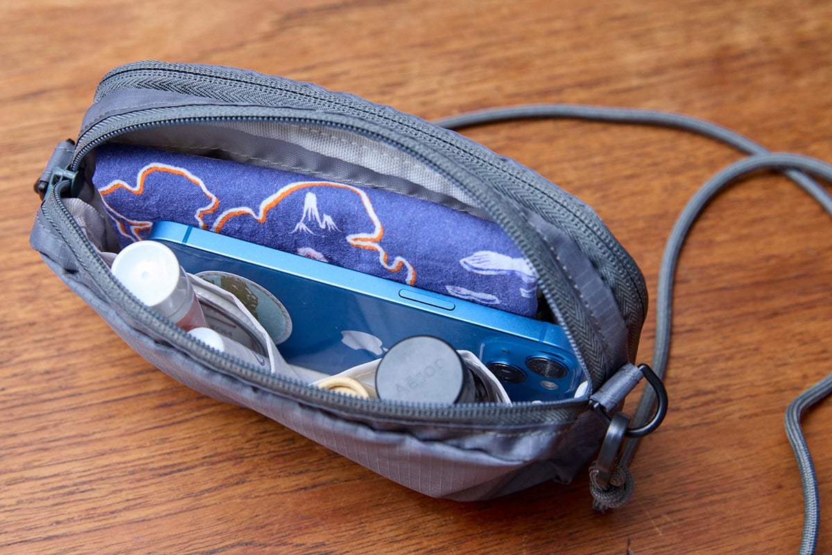 リンネル6月号付録スノーピークのショルダーバッグを使ってみた