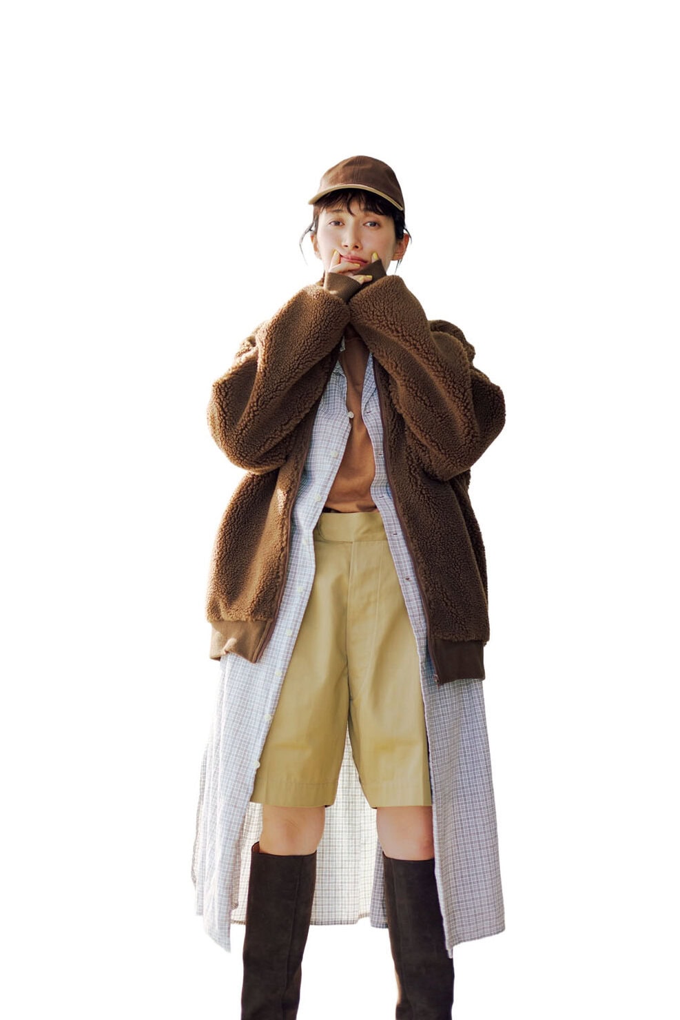 ハーフパンツで痩せ見え叶うコーデのテクニック