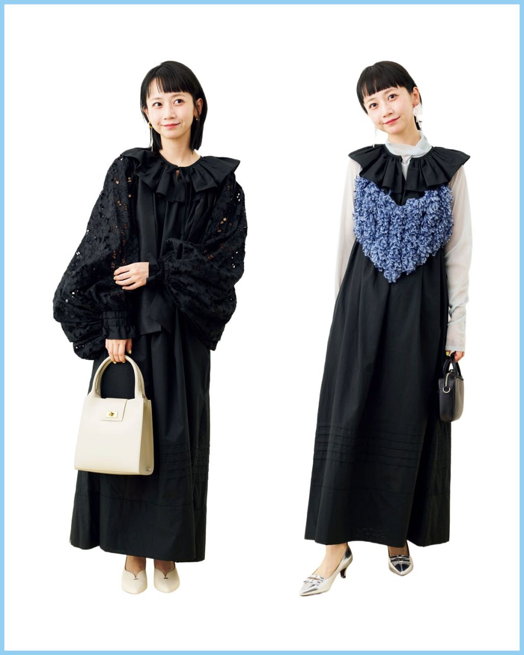 【セレモニーコーディネートの着まわしSNAP】 おしゃれさん3人は、ワンピやジレ、ジャケットをこう着る!