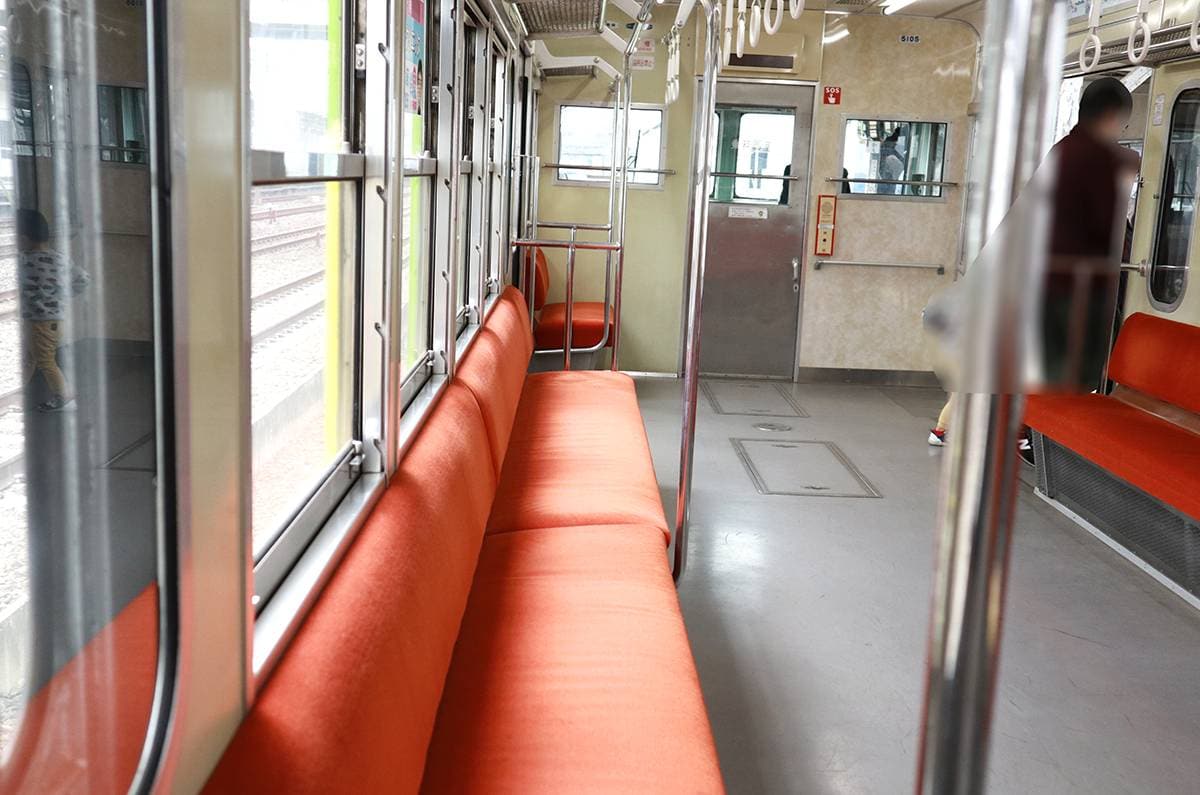 流鉄流山線(車内)