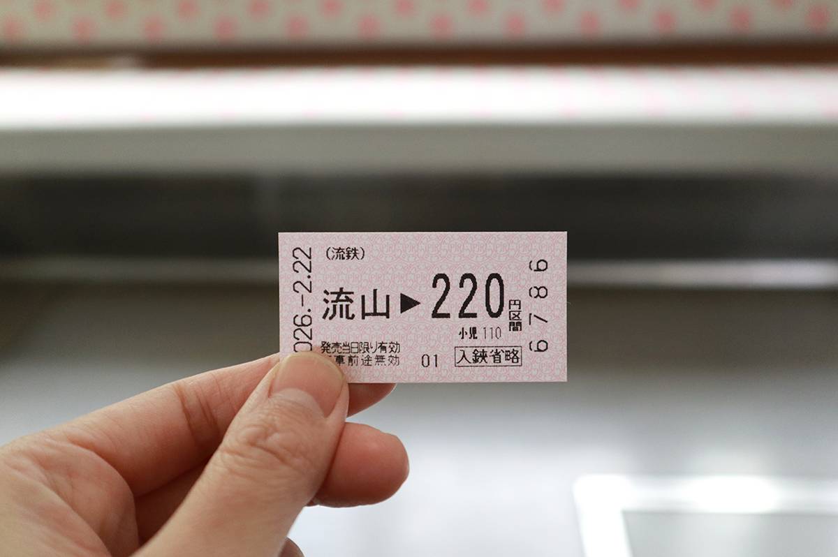流鉄流山線(切符)