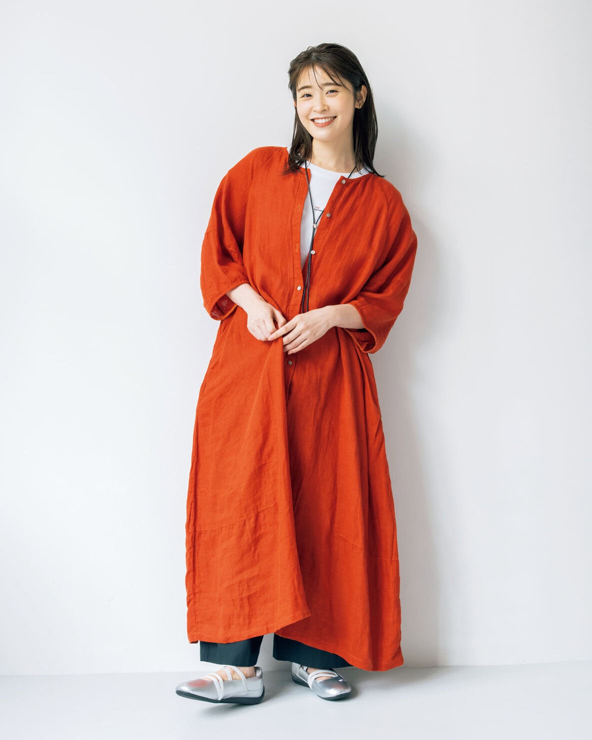 プーマSPEEDCAT BALLET METALLIC WNSのバレーシューズでつくる春の装い