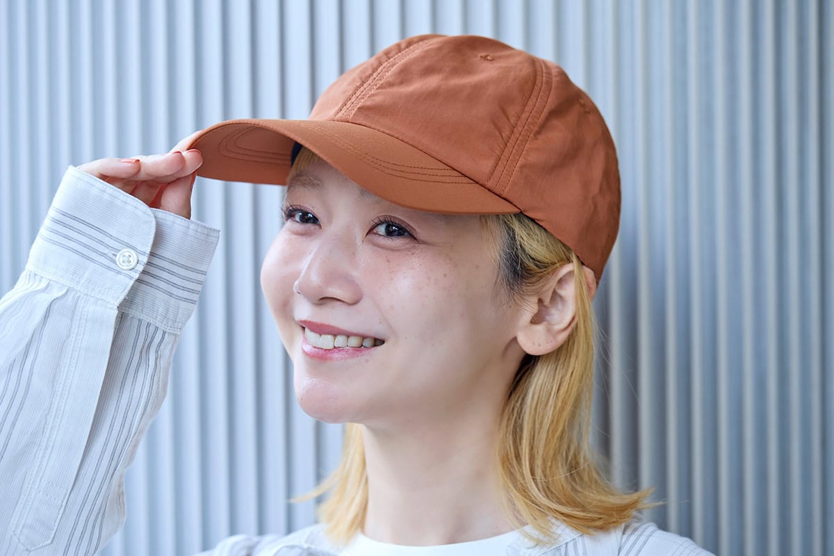 無印良品のUVカット撥水キャップ