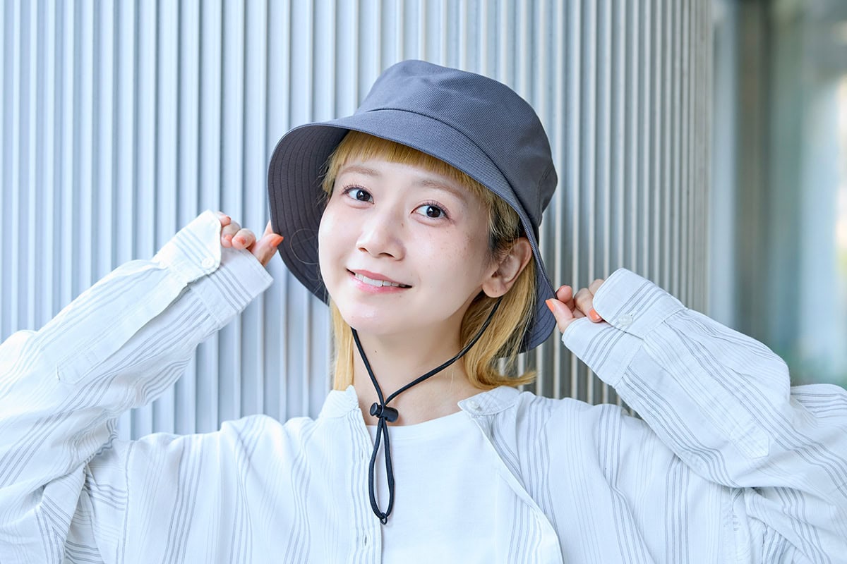 無印良品のUVカット風を通す ちいさくまとまる バケットハット