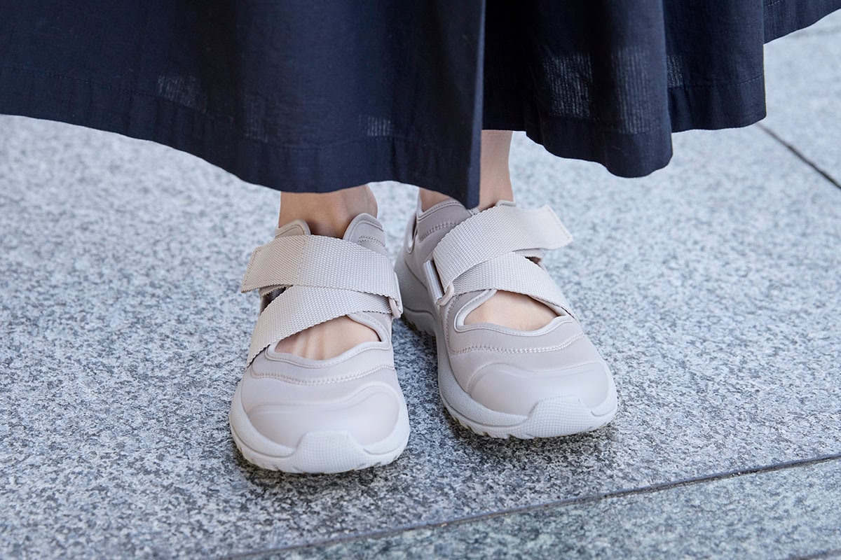 「無印良品」スニーカーサンダル サンドベージュ ¥4,990
