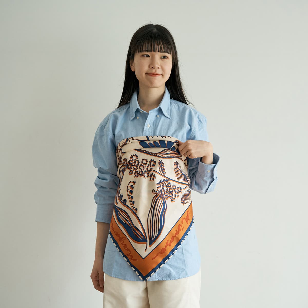 ビスチェのかたちを整えたら、ビスチェ巻きの完成