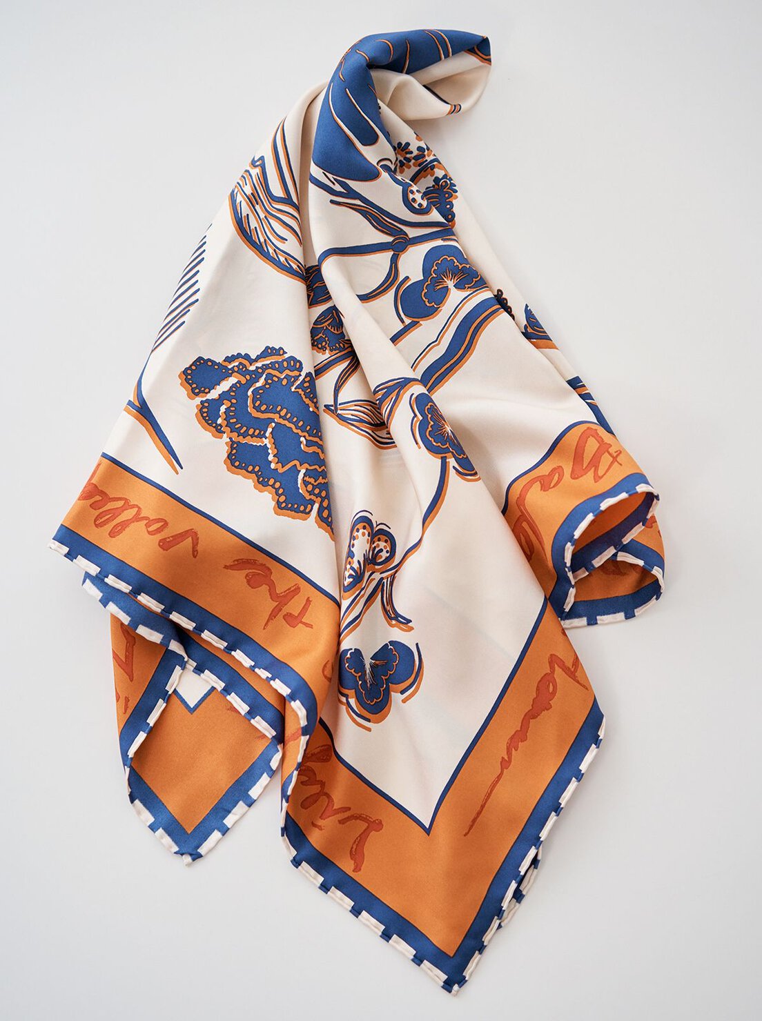 マニプリの<シルクスカーフ88>フローラ