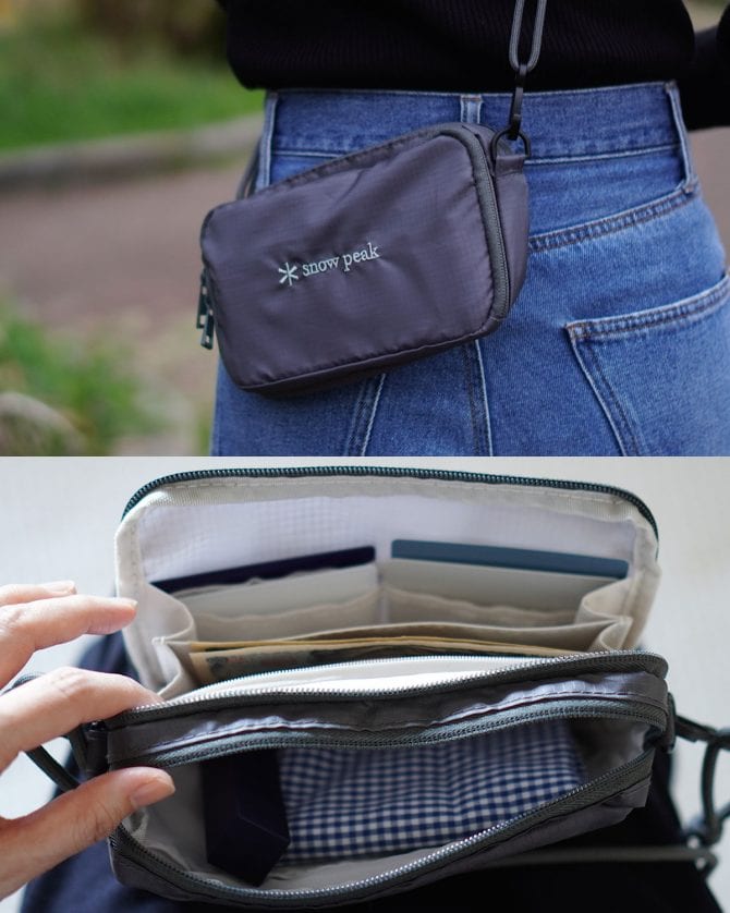【スノーピーク付録の使い方アイデア】 便利なお財布ショルダーをレビュー！ 通院バッグに活躍中。家族でシェアも◎
