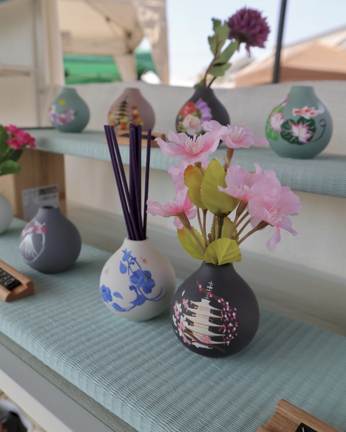 京都・東寺の弘法市で見つけたLily ULUの一輪挿し