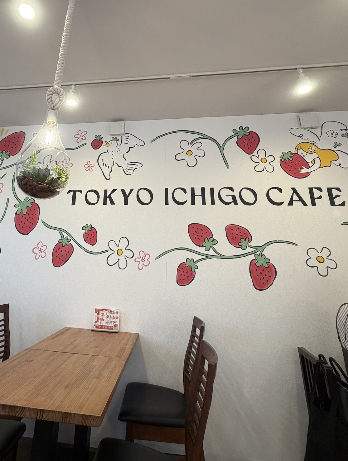 東京いちごカフェの店内の様子