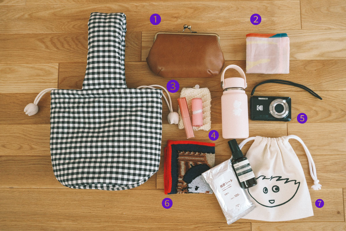 ハンドメイド作家kinaさんのバケツ型バッグ