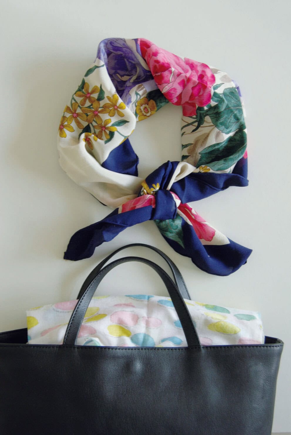 春色スカーフとてぬぐい