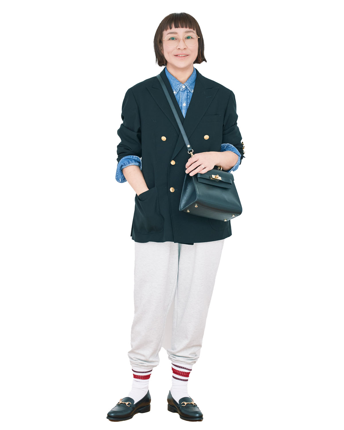 リカバリーウェアをジャケットスタイルのハズしにして着用