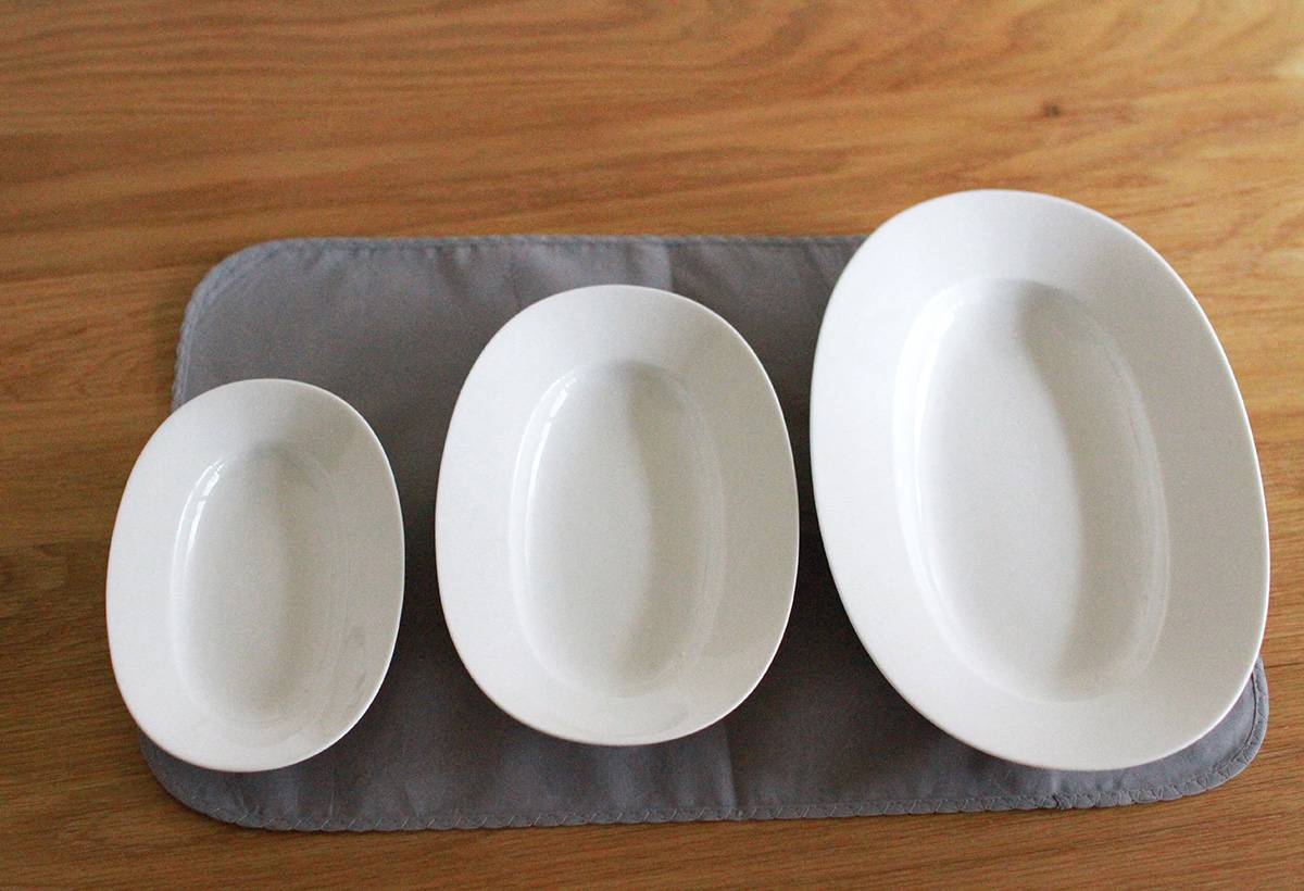 ユミコ イイホシ ポーセリンオーバル皿