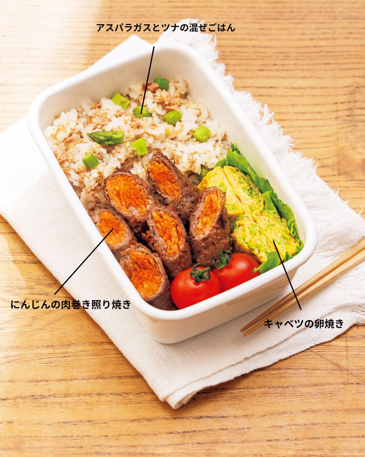 料理家・黄川田としえさんの弁当レシピ