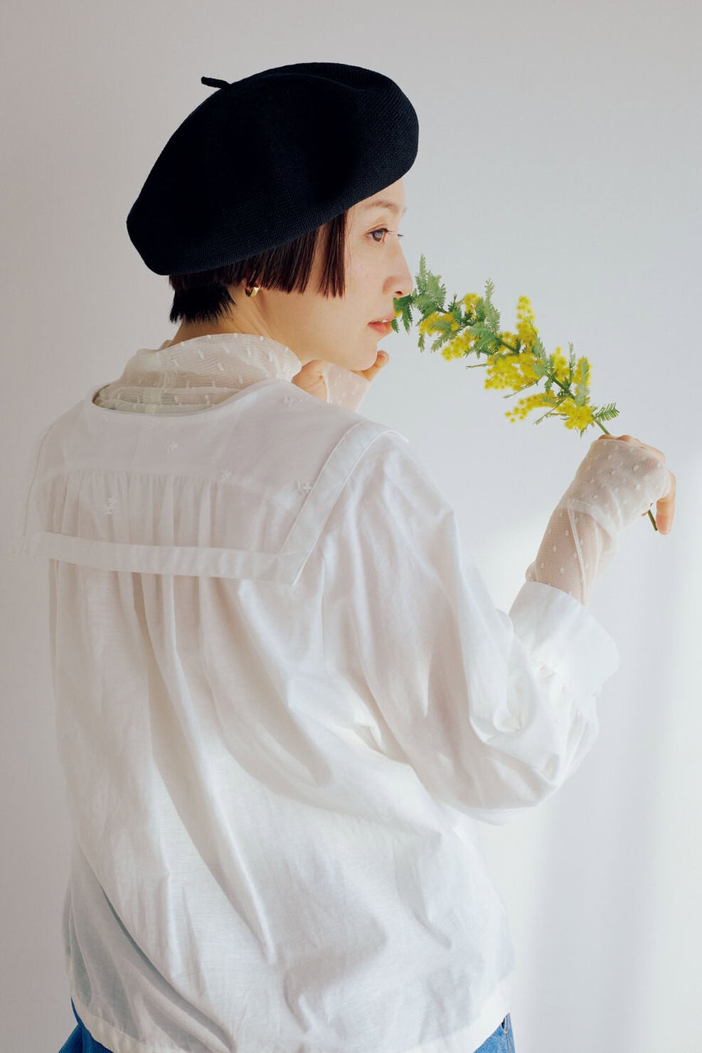 Porter des boutonsのセーラー襟がかわいいブラウス