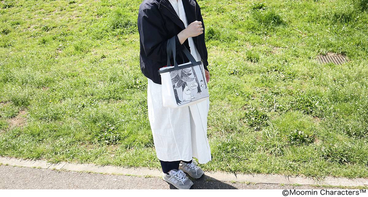 リンネル7月号付録 ムーミンお出かけ保冷バッグを持ってピクニックへ