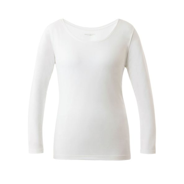 疲労回復インナー長袖Uネック¥4,950