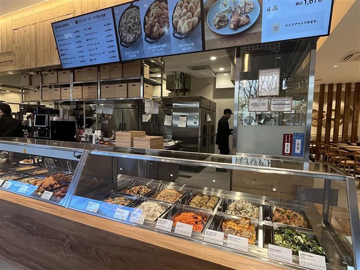 「Café&Meal MUJI 飯田橋」の店内