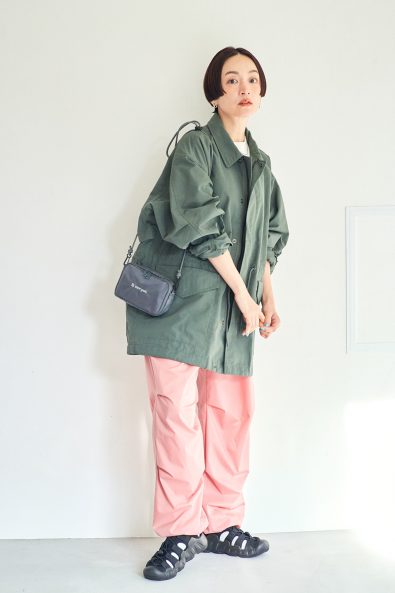 【リンネル×スノーピーク付録】高山都さんがお財布ショルダーバッグを使ってみた