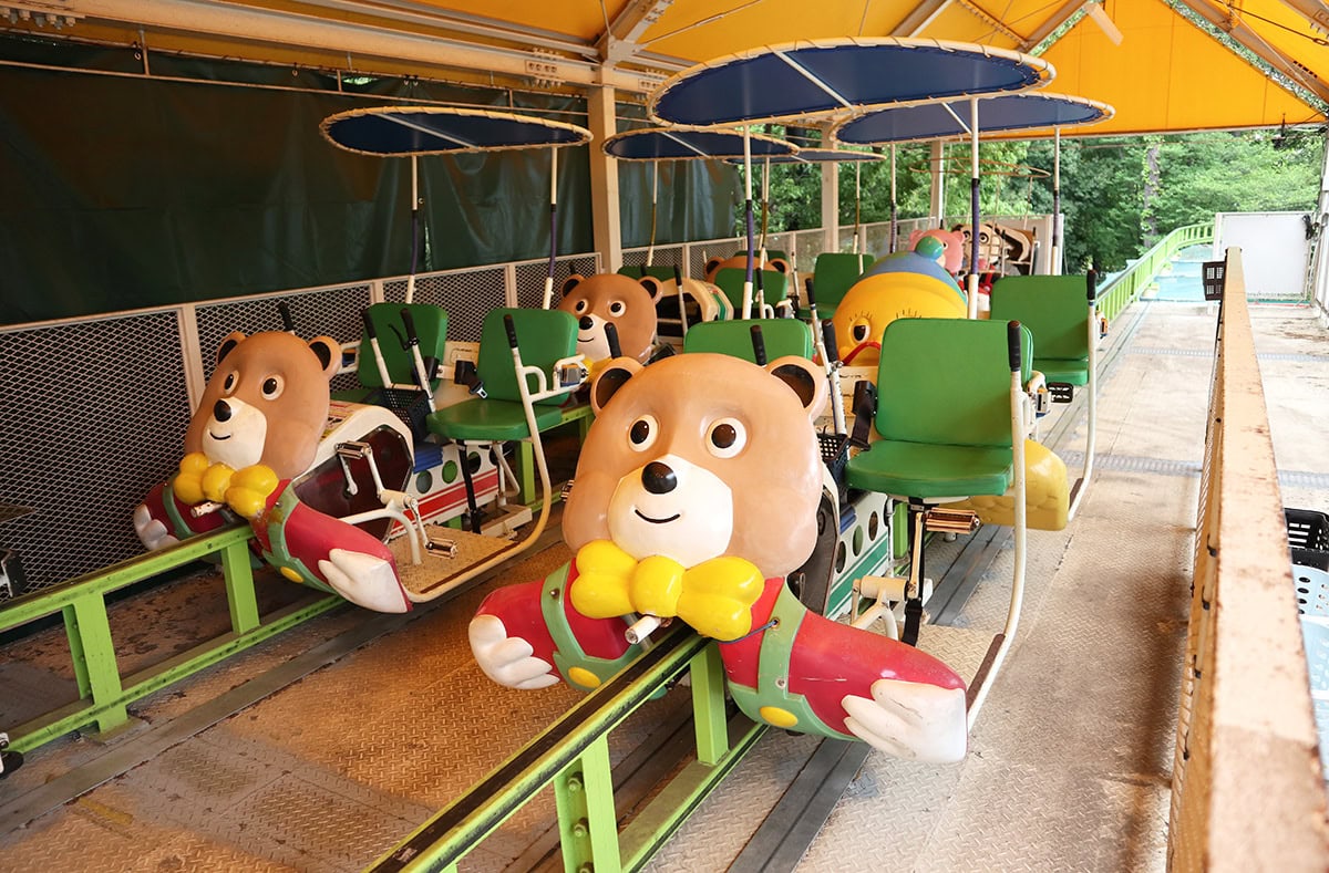 千葉県野田市にあるもりのゆうえんちのサイクルモノレール