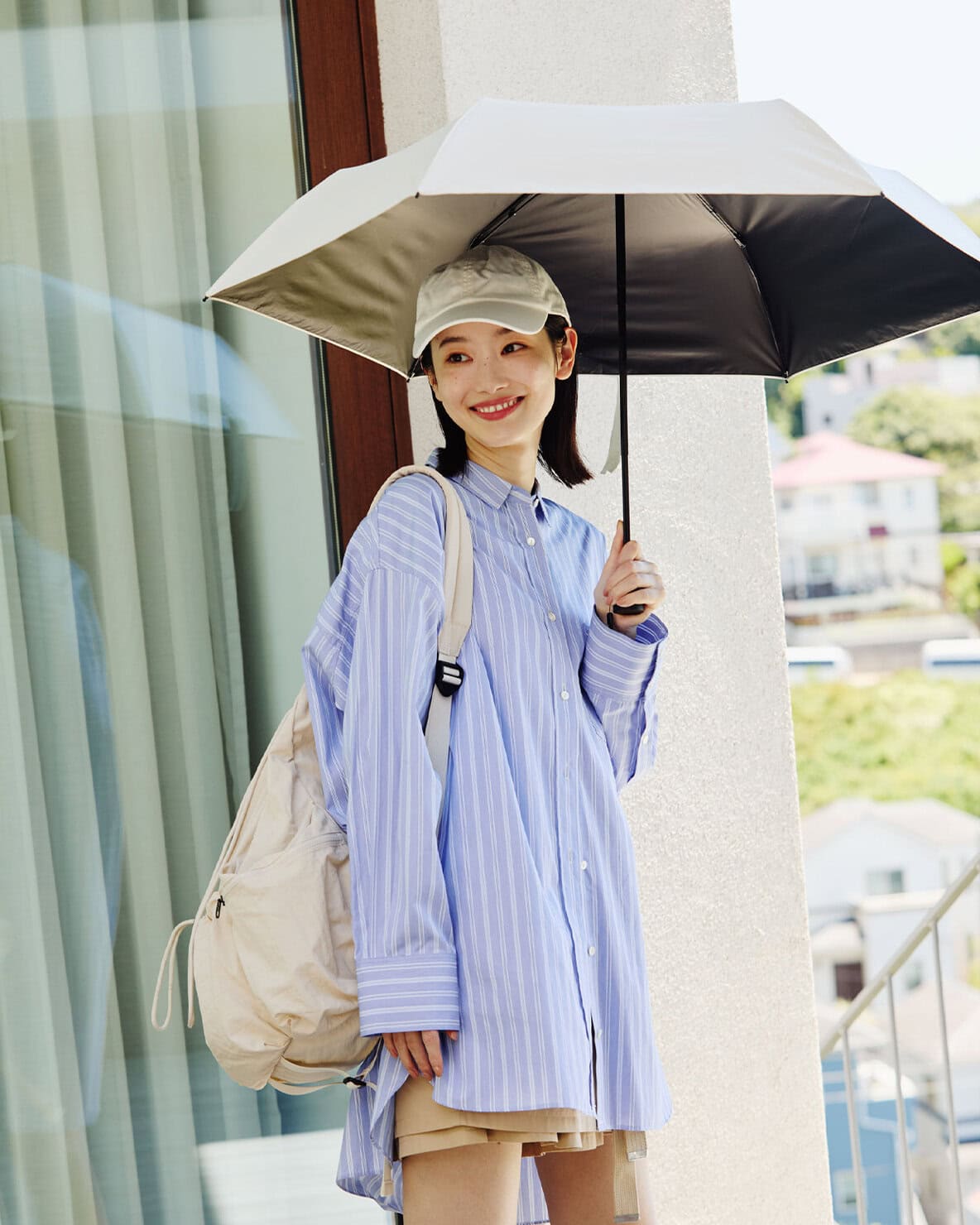 爆売れの予感! 【ALL3300円以下】 ウォーターフロントの大人かわいい「晴雨兼用傘」で猛暑も突然の雨も安心◎