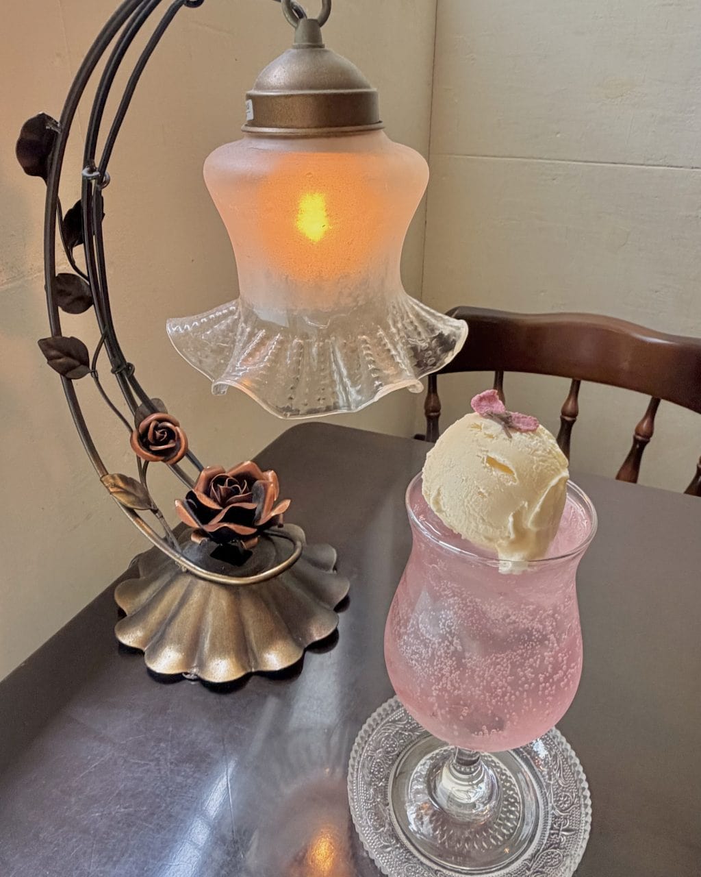 旅する喫茶のクリームソーダ