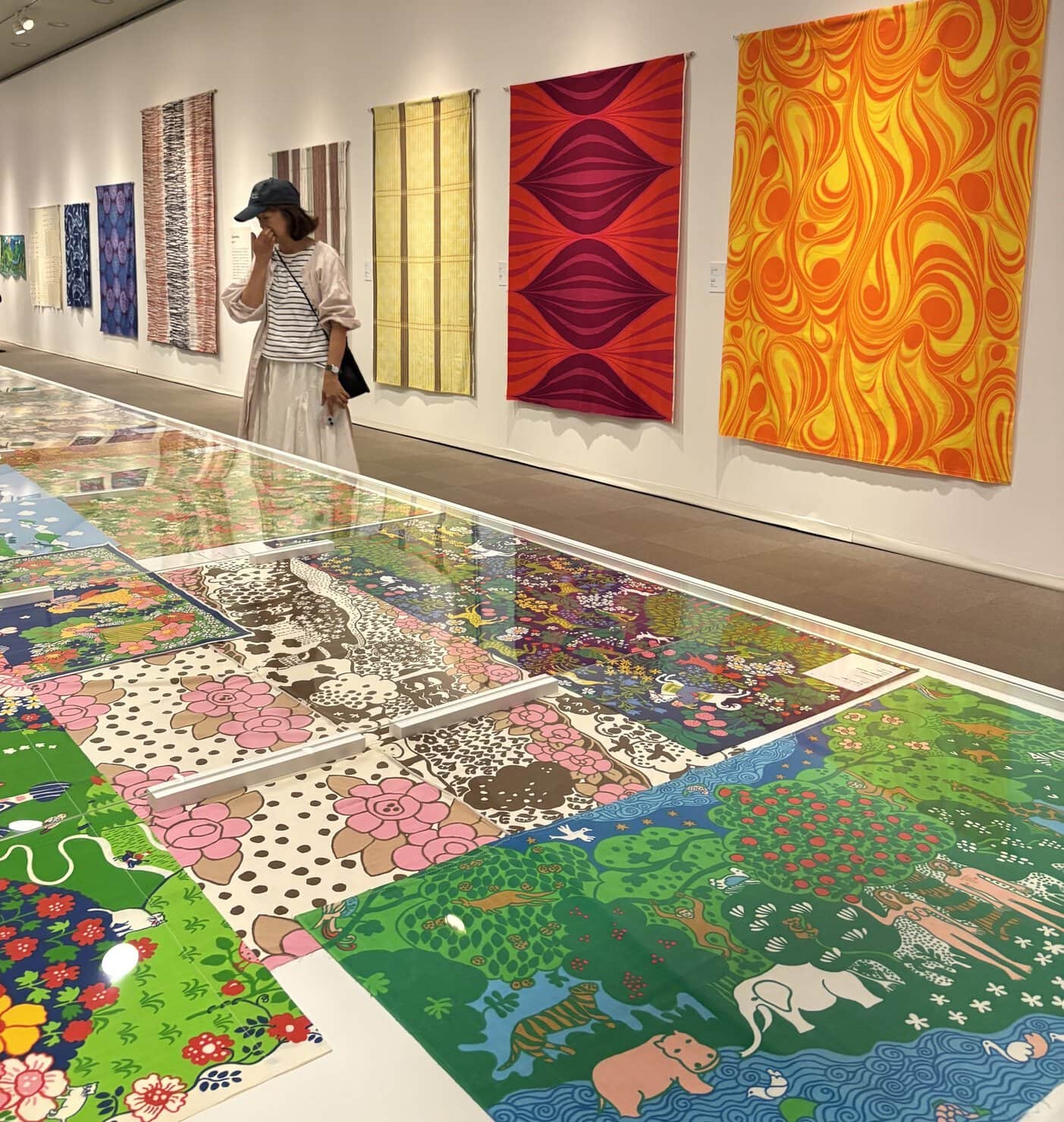 西宮市大谷記念美術館「スウェーデン・テキスタイル展」の展示物